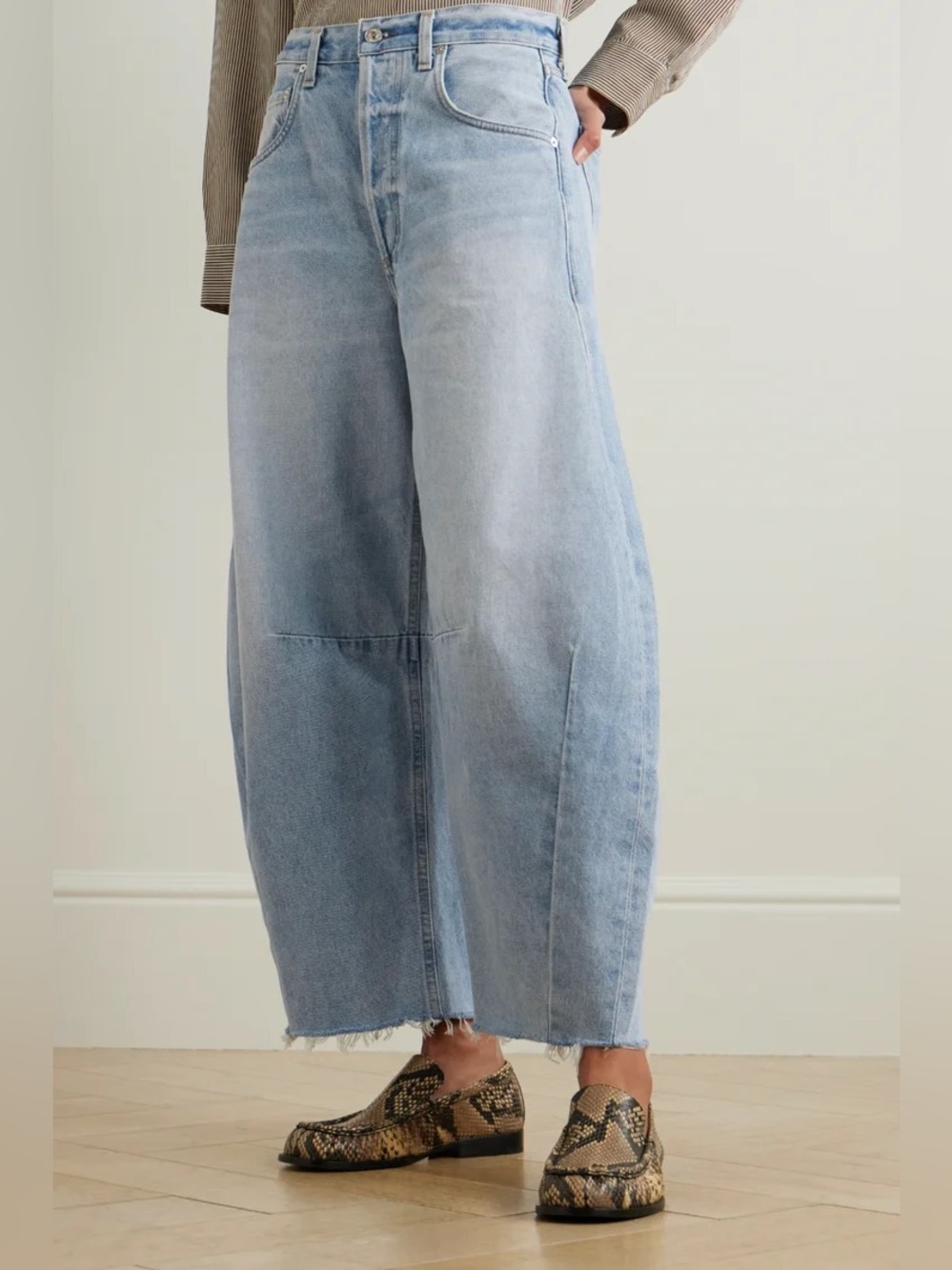 Citizens of Humanity Horseshoe Barrel Jeans Gemini Size 25 Petite Inseam